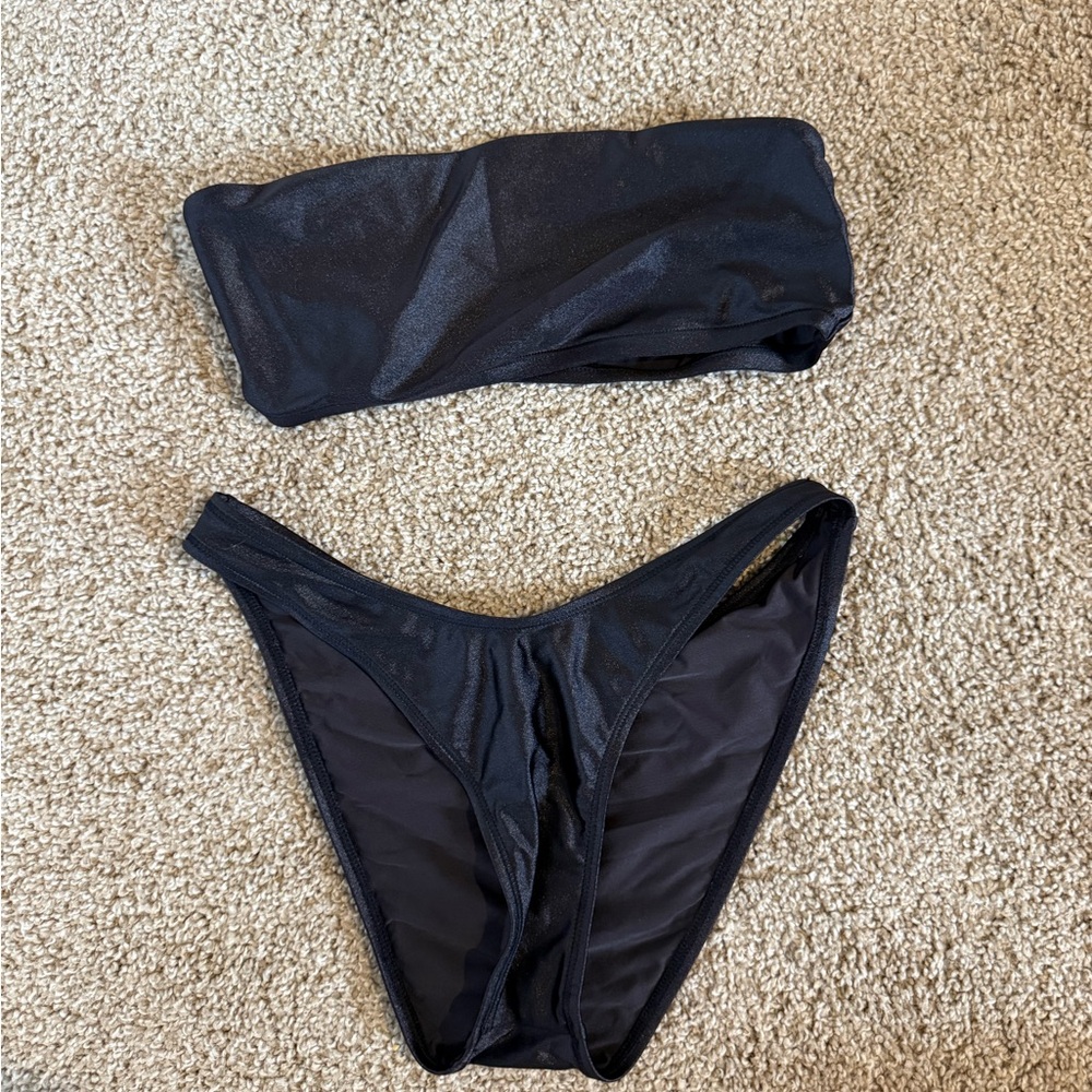 SKIMS Black Bikini Set